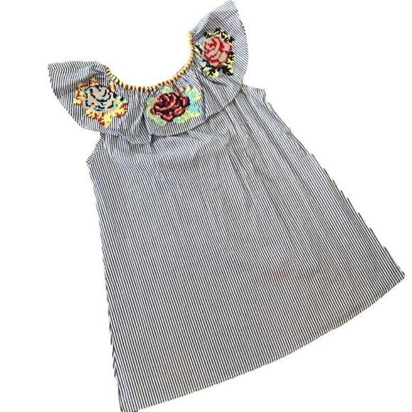 Chicwish Off the Shoulder Embroidered Dress Medium - Picture 5 of 7